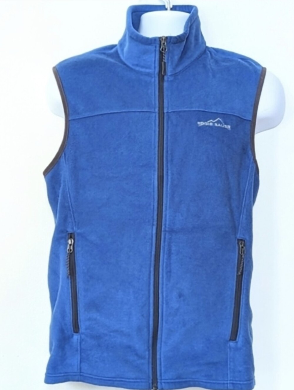 Eddie Bauer Royal Blue Fleece Zipper Vest